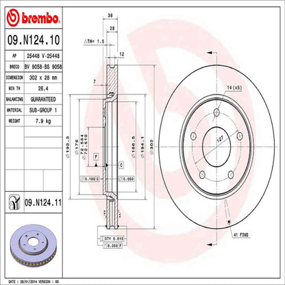 Brembo Disc Brake Rotor