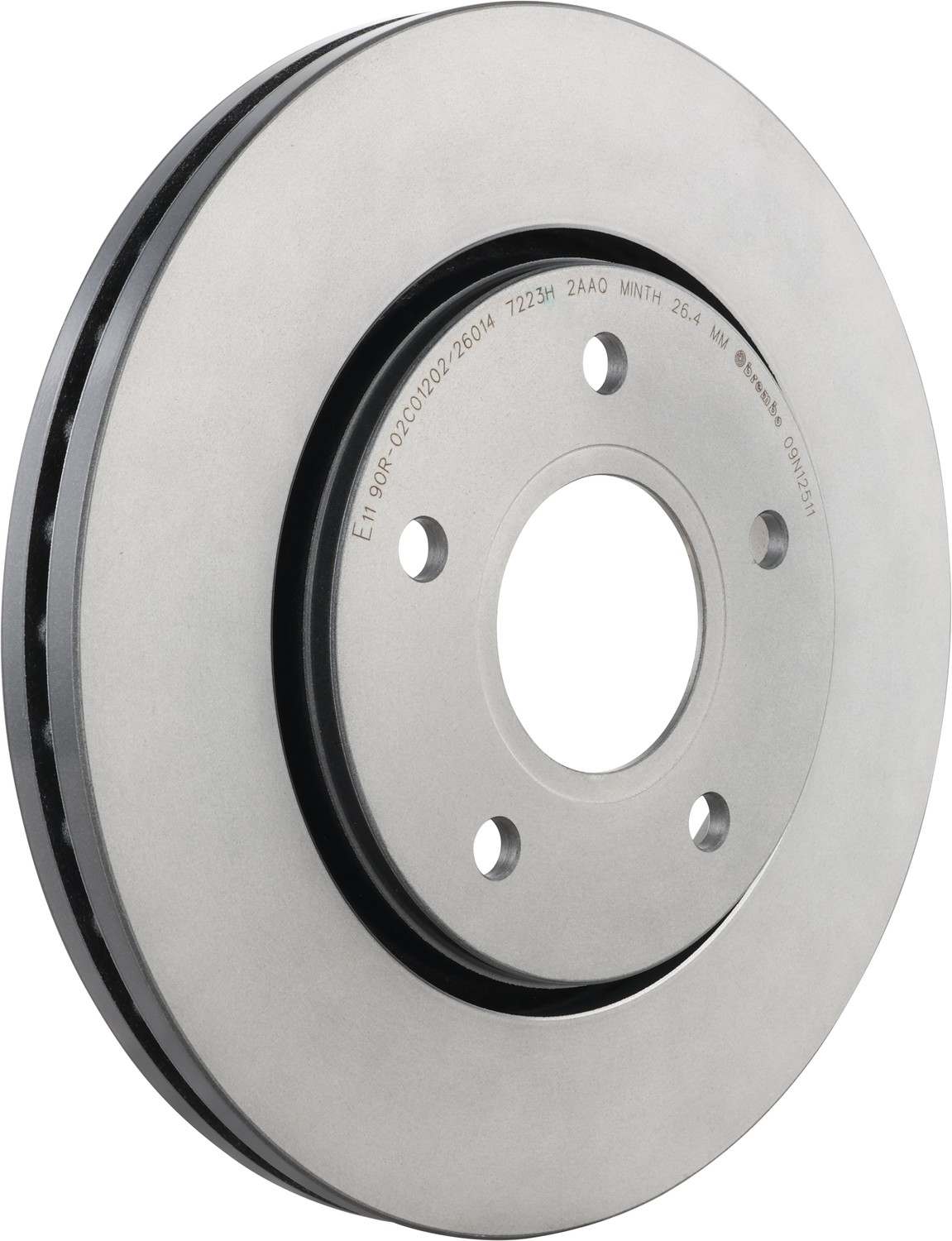 Brembo OE Brembo 08-11 Chrysler Town & Country/Dodge Grand Caravan Front Premium UV Coated OE Equivalent Rotor 09.N125.11