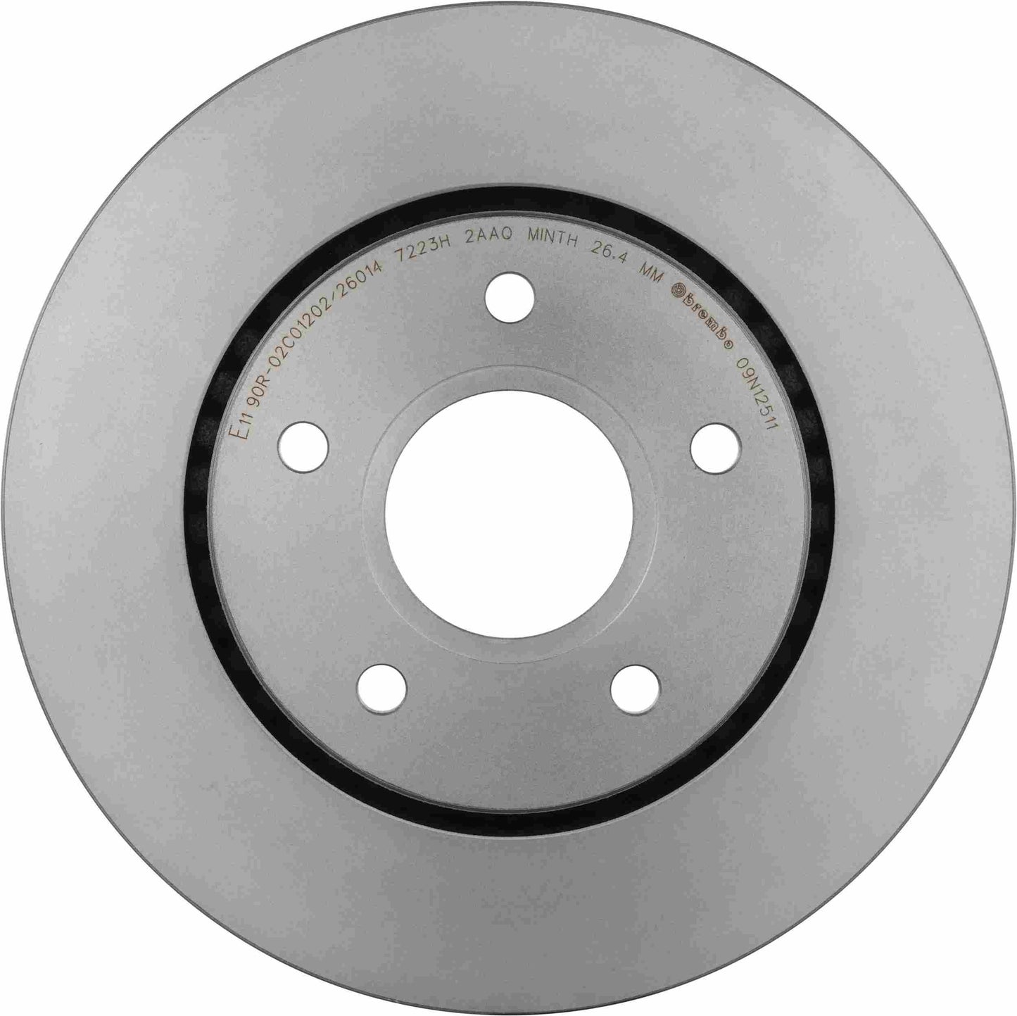 Brembo OE Brembo 08-11 Chrysler Town & Country/Dodge Grand Caravan Front Premium UV Coated OE Equivalent Rotor 09.N125.11