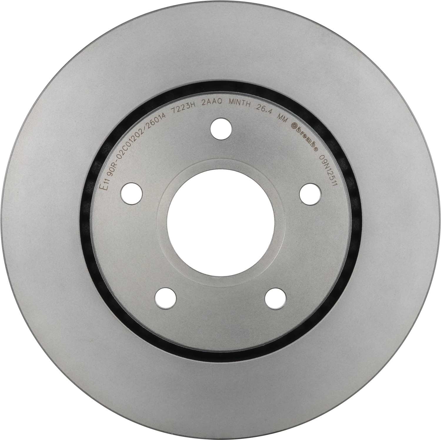 Brembo OE Brembo 08-11 Chrysler Town & Country/Dodge Grand Caravan Front Premium UV Coated OE Equivalent Rotor 09.N125.11