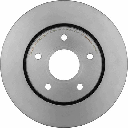 Brembo OE Brembo 08-11 Chrysler Town & Country/Dodge Grand Caravan Front Premium UV Coated OE Equivalent Rotor 09.N125.11