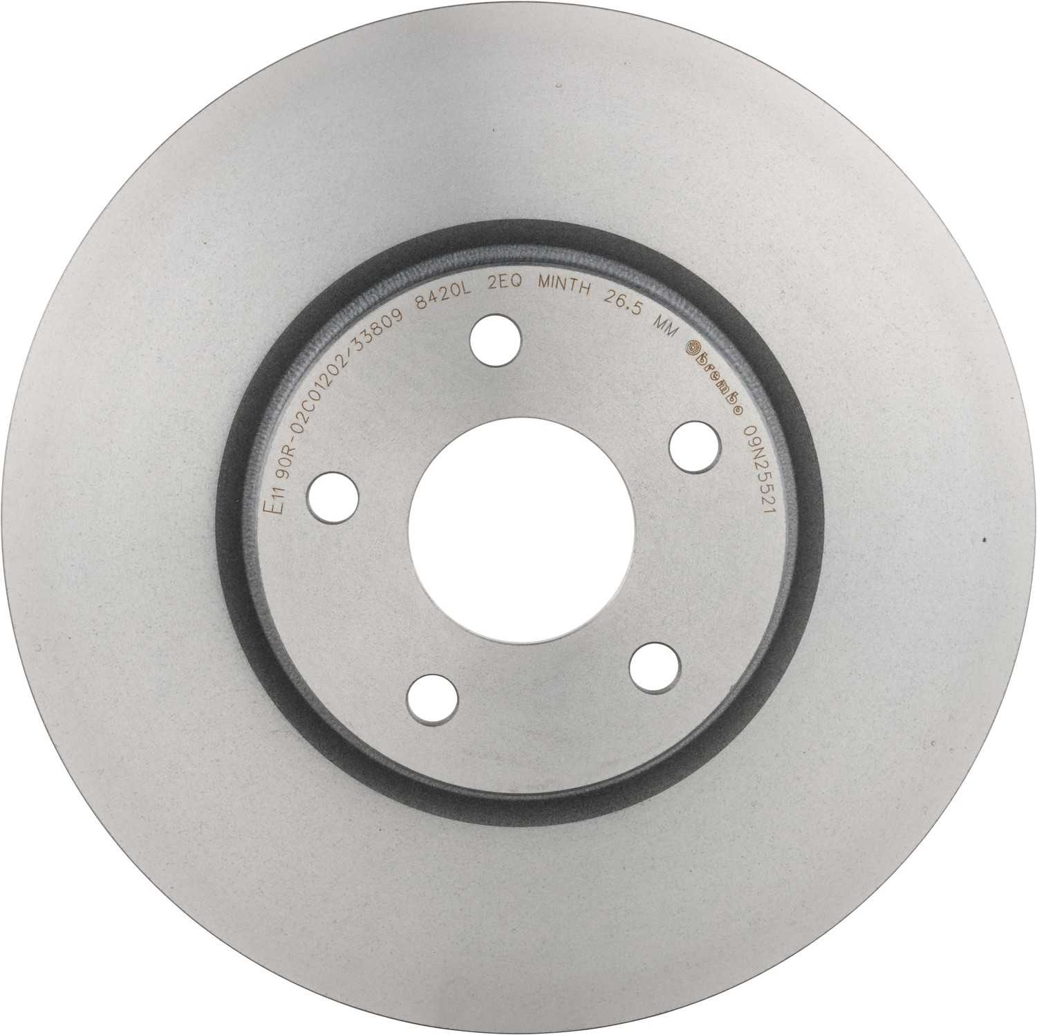 Brembo OE Brembo 13-20 Ford Fusion/13-16 Lincoln MKZ Front Premium UV Coated OE Equivalent Rotor 09.N255.21