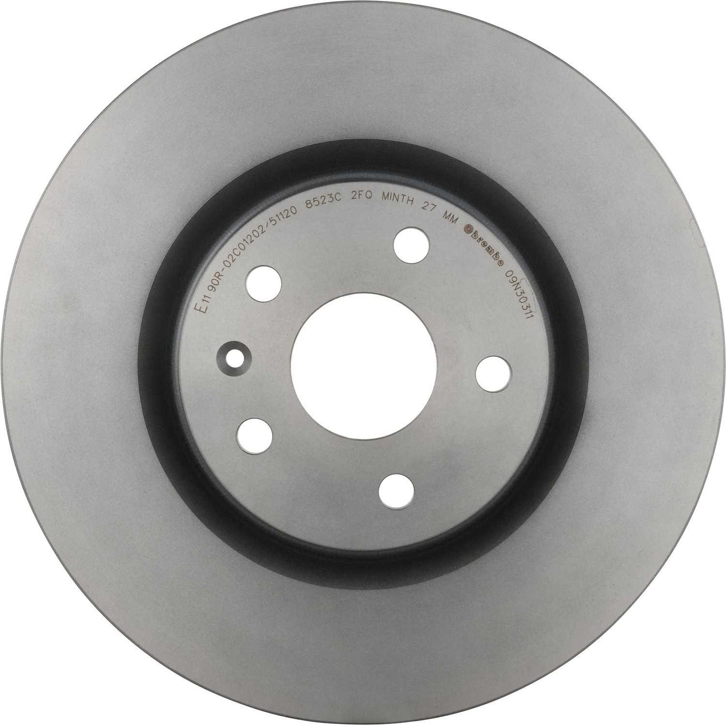 Brembo OE Brembo 17-21 Honda Civic Rear UV Coated Rotor 09.N303.11