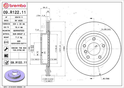 Brembo 09R12211