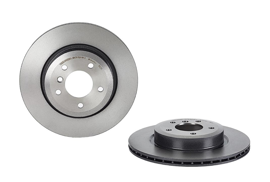 Brembo OE Brembo 11-16 BMW Z4 Rear Premium UV Coated OE Equivalent Rotor 09.R122.11