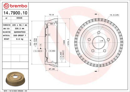 Brembo Brake Drum