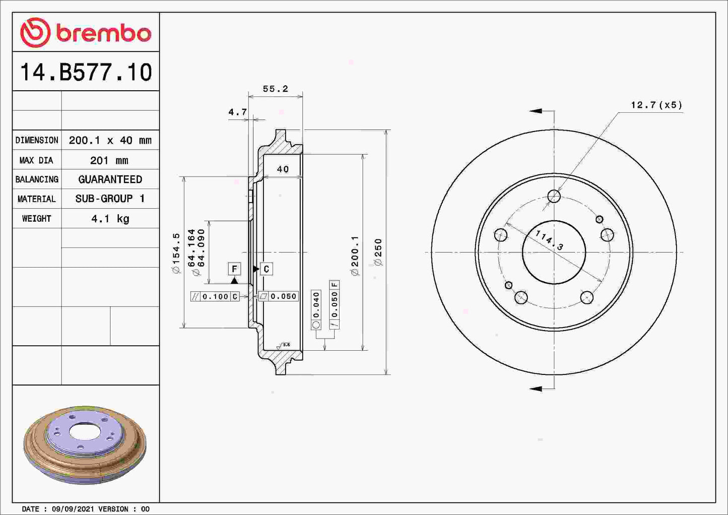 Brembo Brake Drum