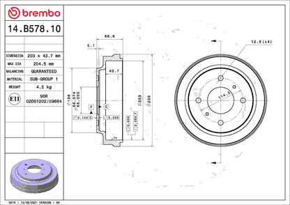Brembo Brake Drum