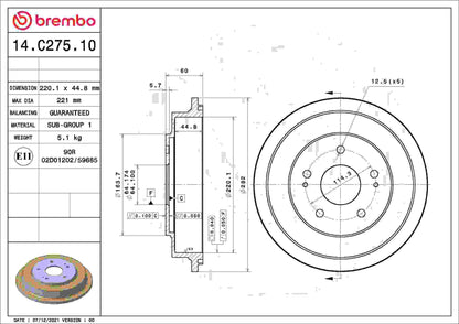 Brembo Brake Drum