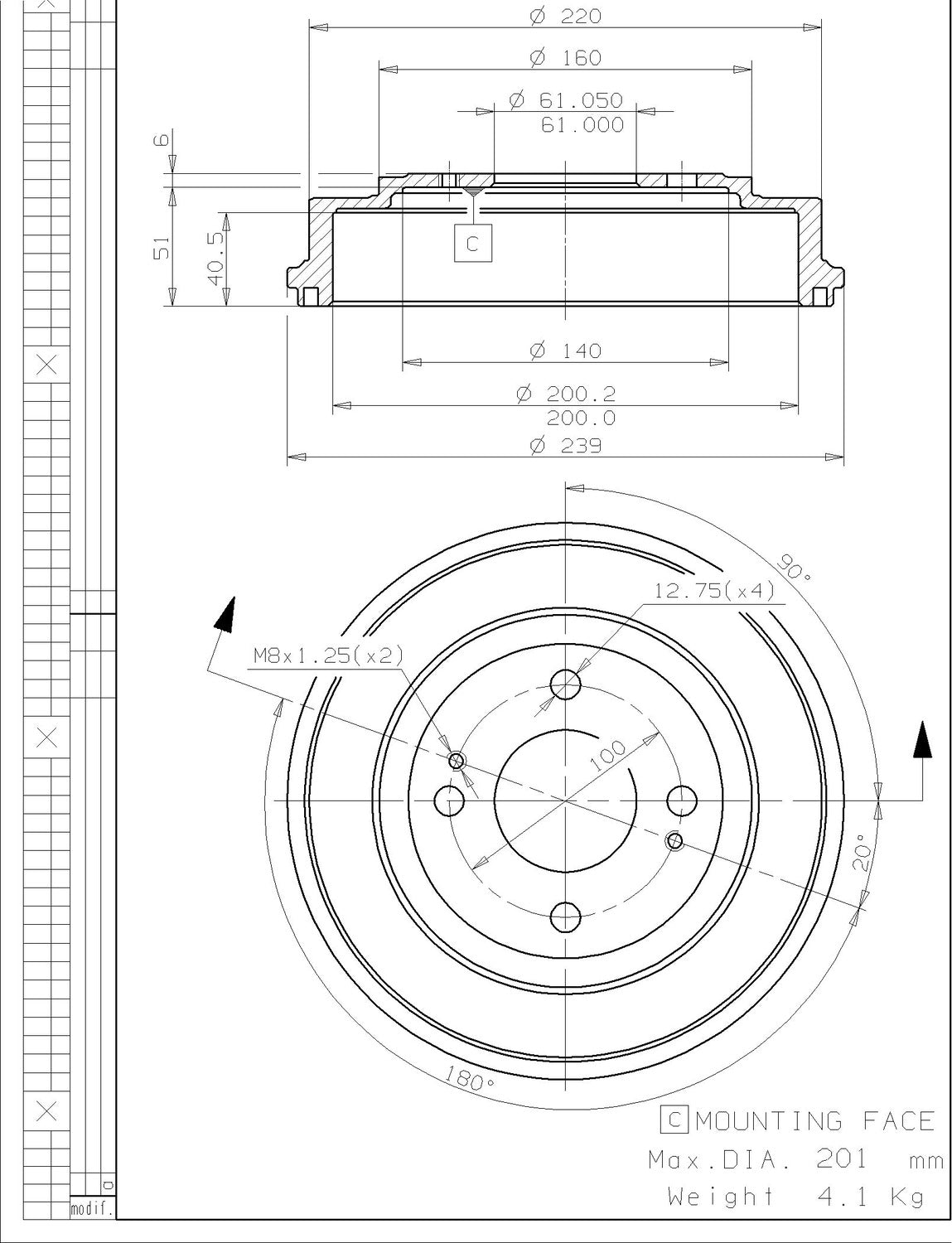 Brembo Brake Drum