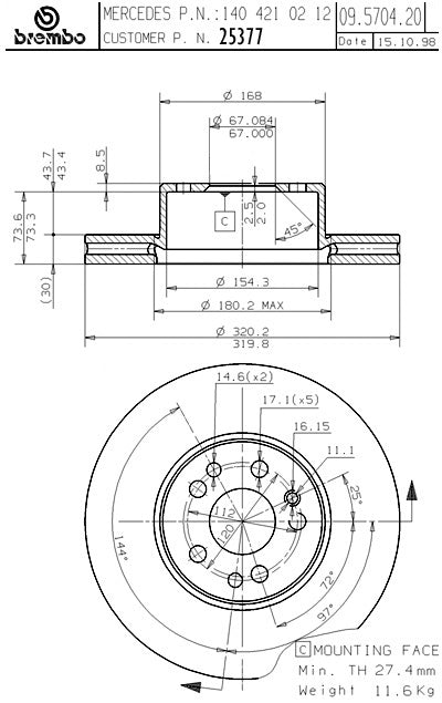 Brembo 25377