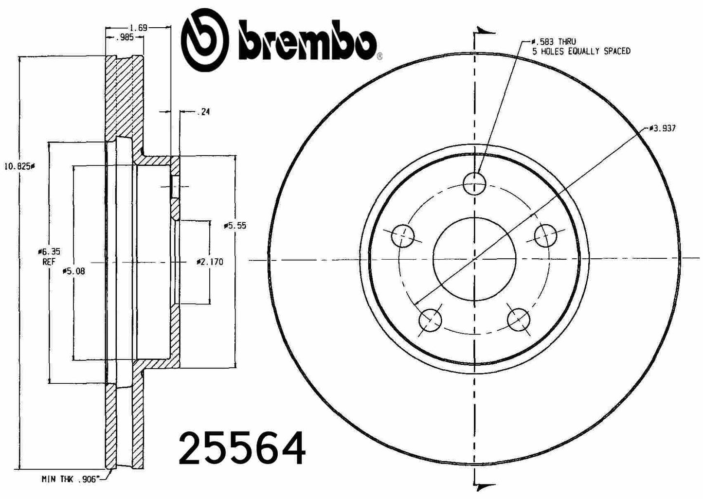 Brembo Disc Brake Rotor