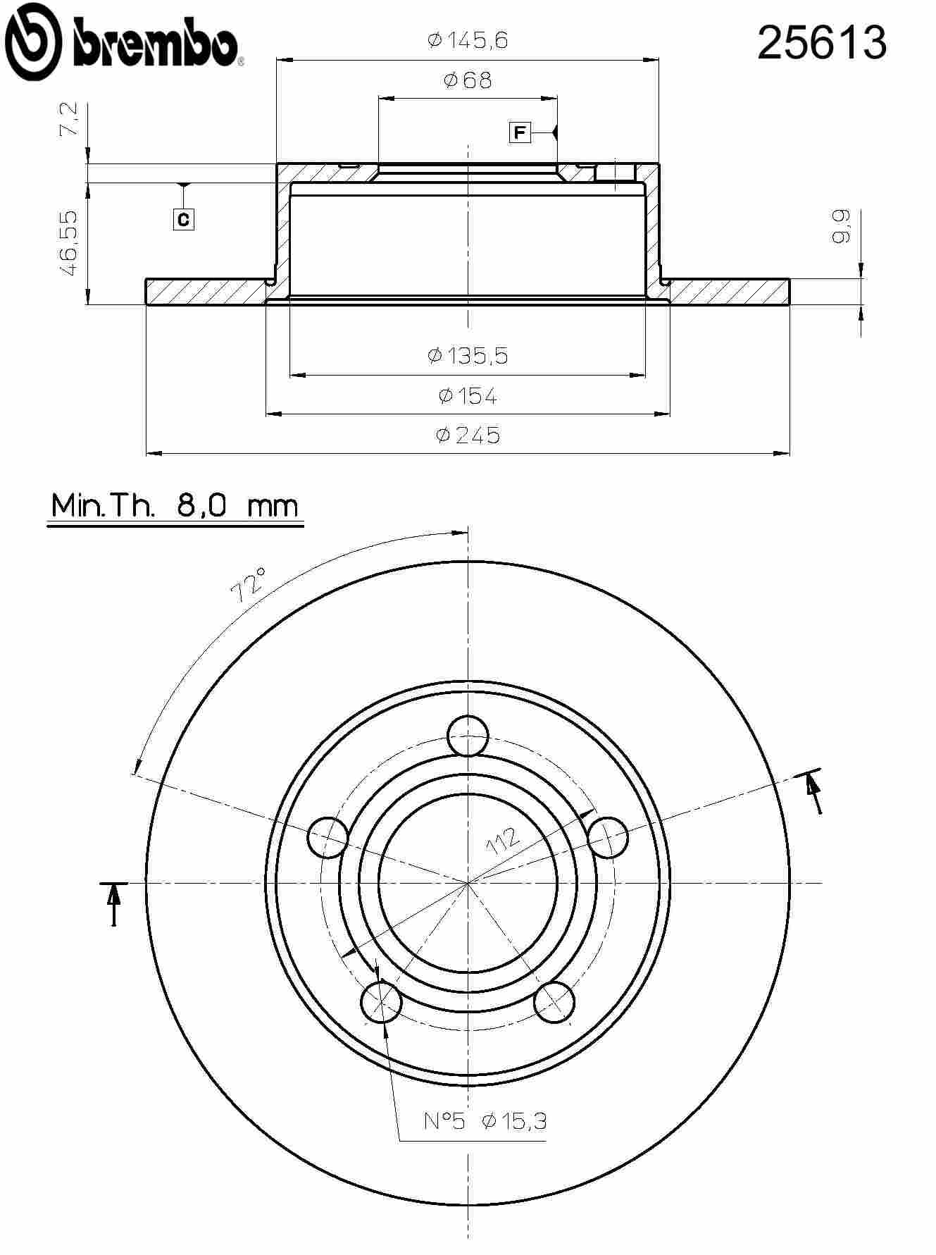 Brembo 25613