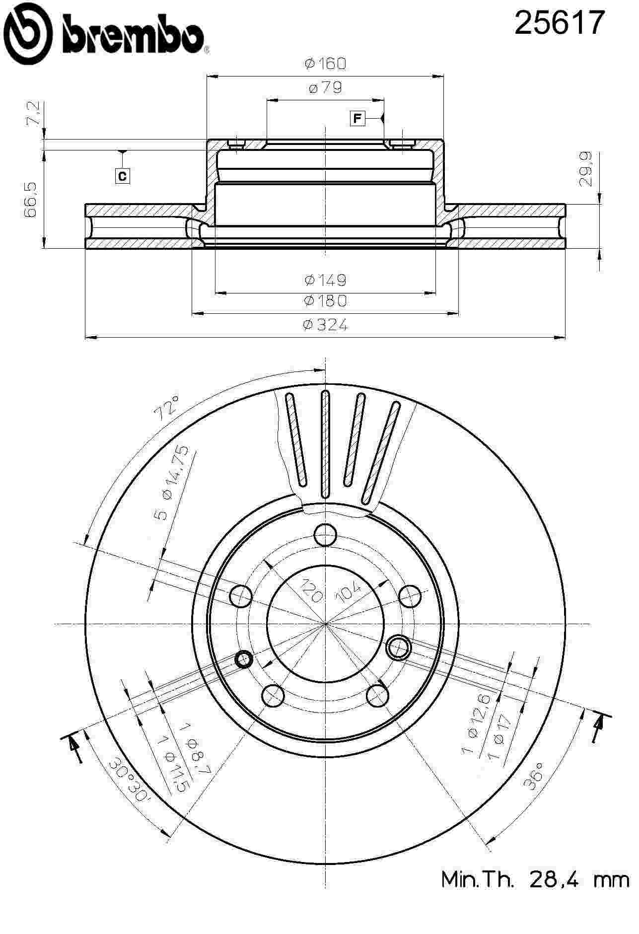 Brembo Disc Brake Rotor