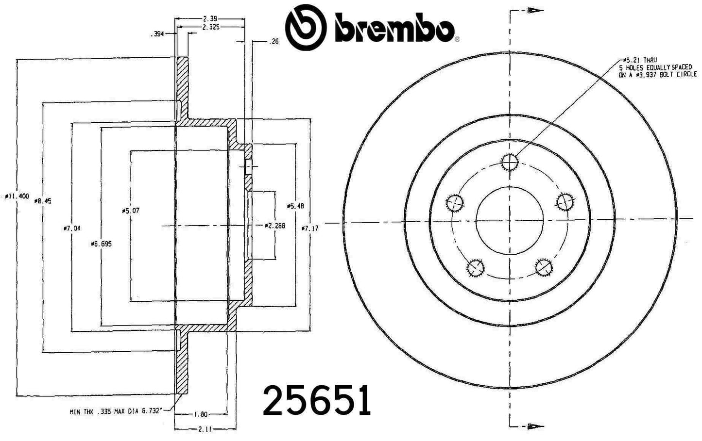 Brembo Disc Brake Rotor