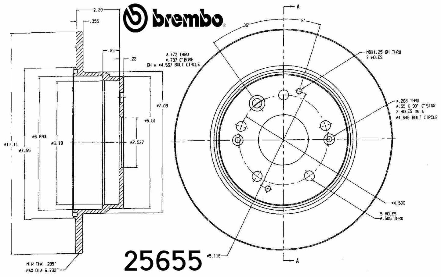 Brembo Disc Brake Rotor