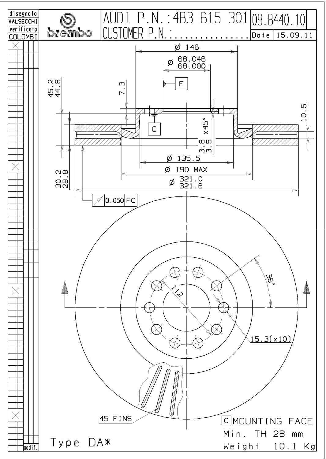 Brembo 25703
