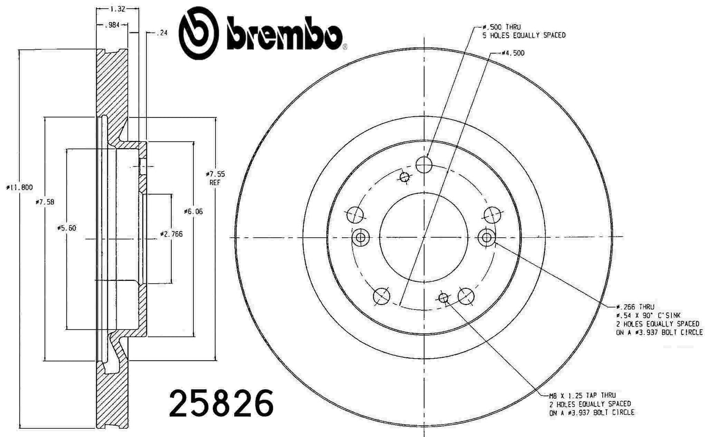 Brembo Disc Brake Rotor