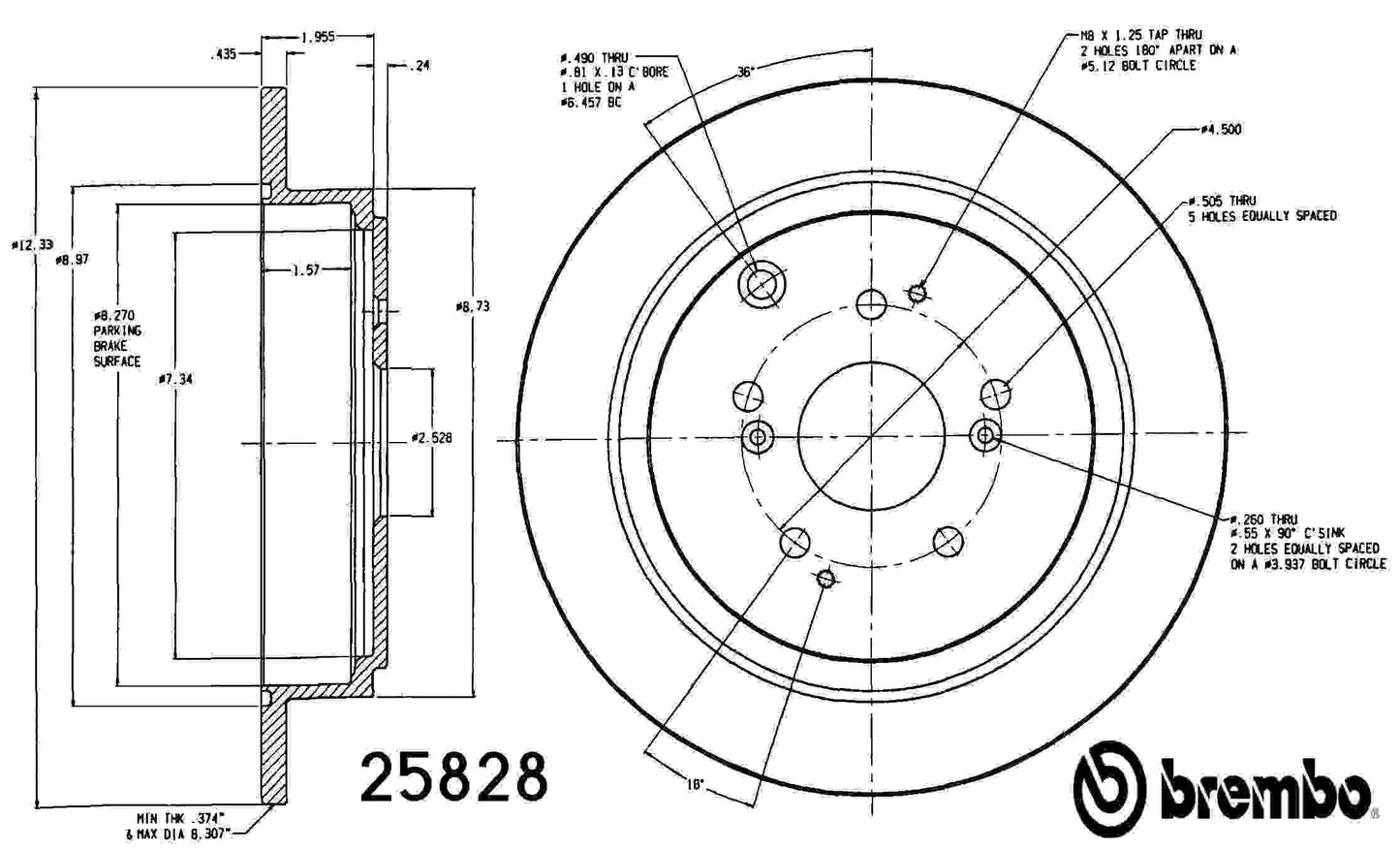 Brembo Disc Brake Rotor