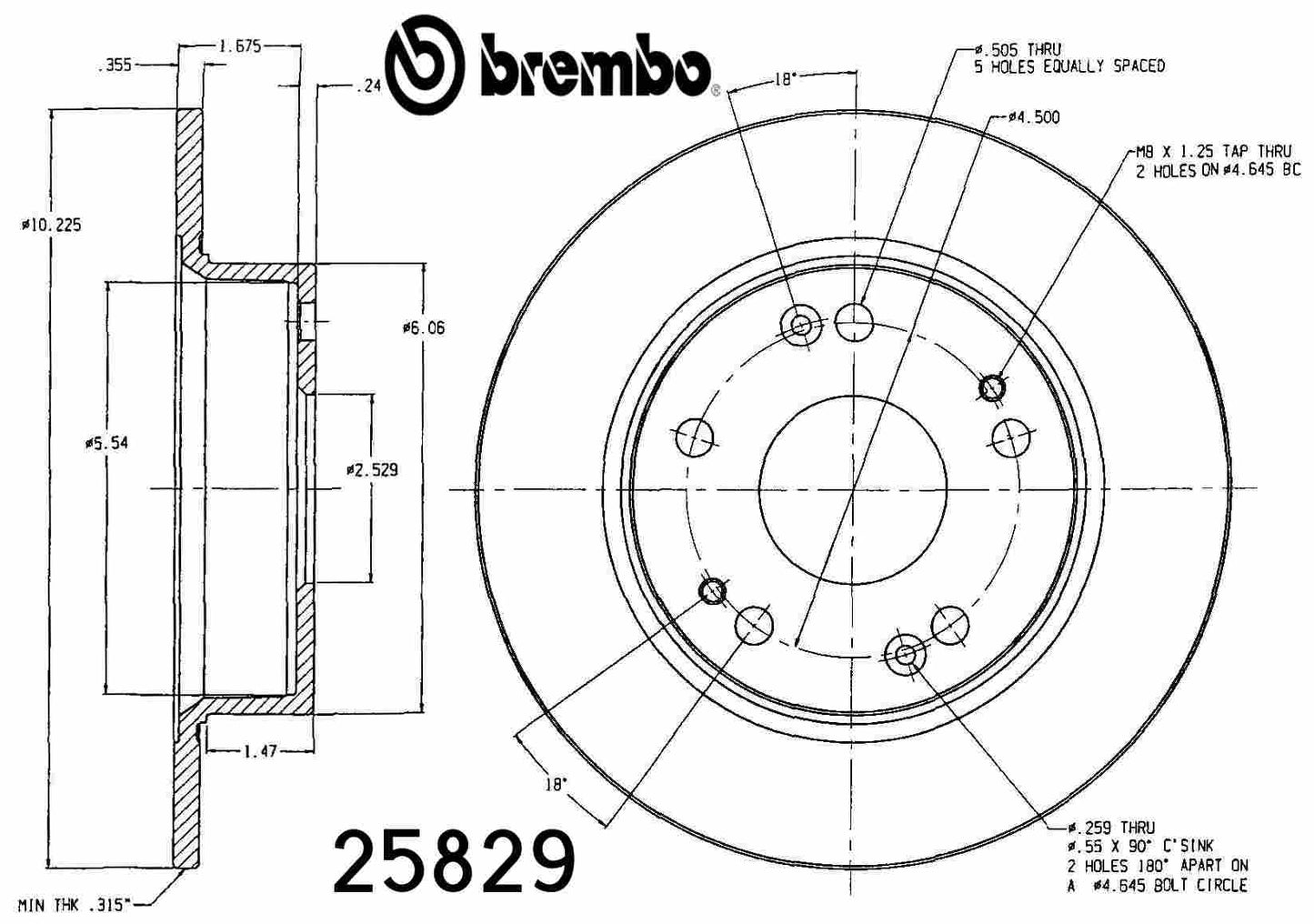 Brembo Disc Brake Rotor