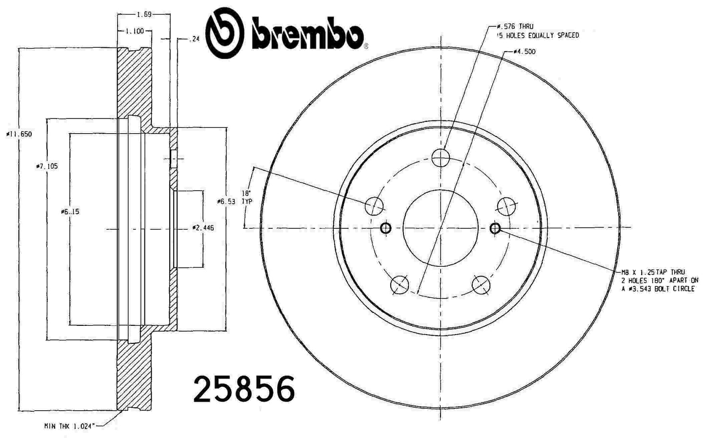 Brembo Disc Brake Rotor