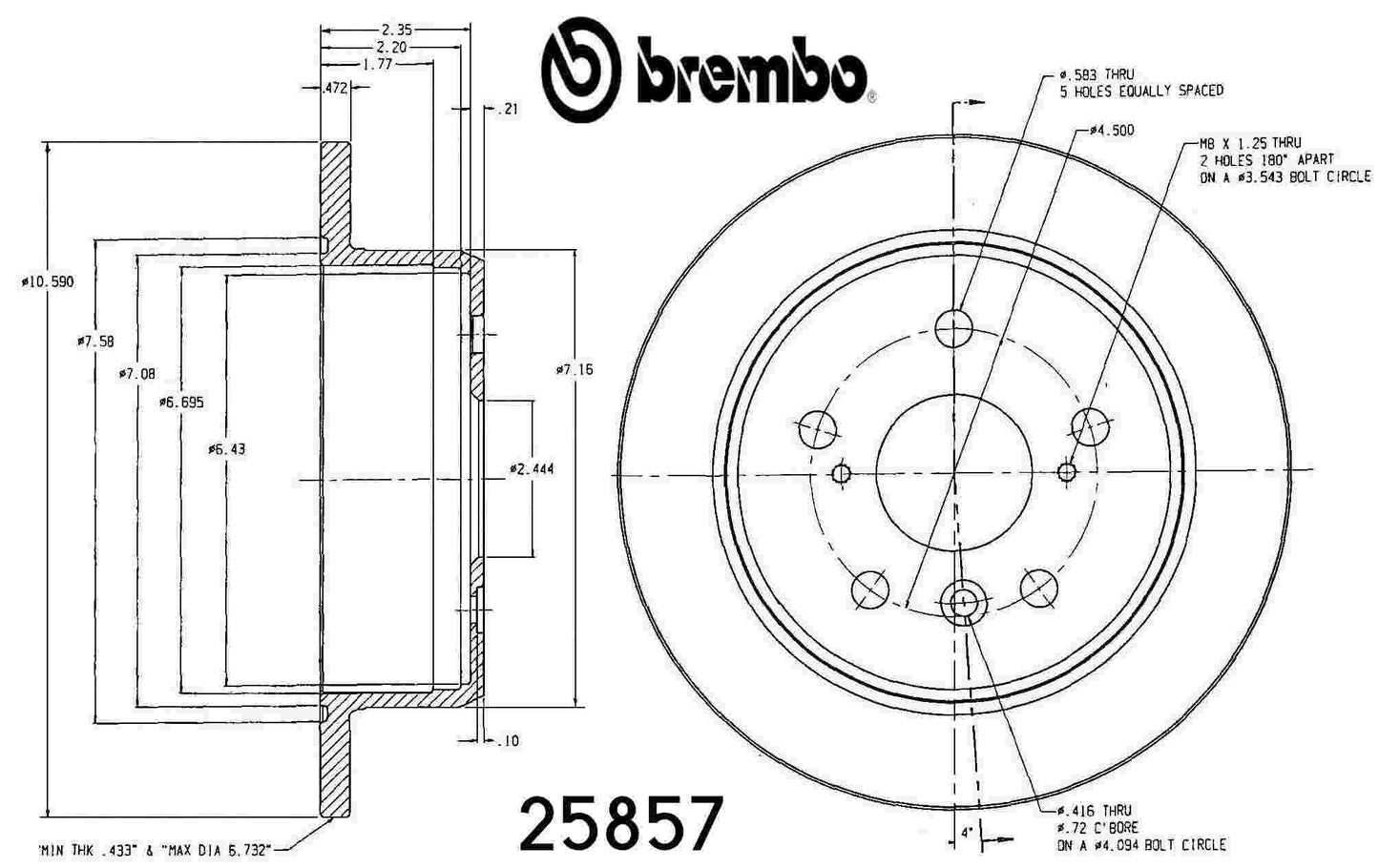 Brembo Disc Brake Rotor