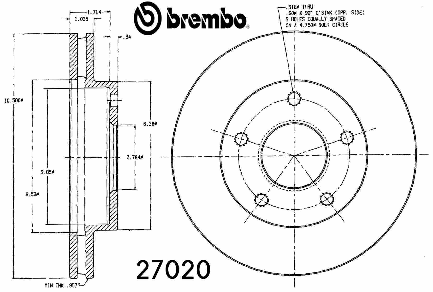 Brembo 27020