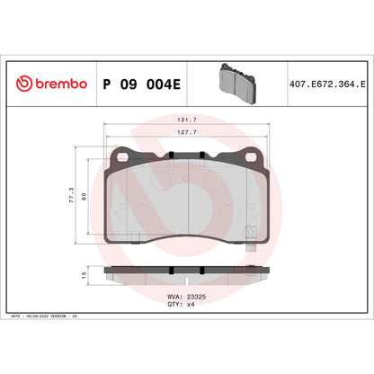 Brembo OE 12-21 Tesla Model S/16-21 Model X EV Brake Kit - Front KT08021