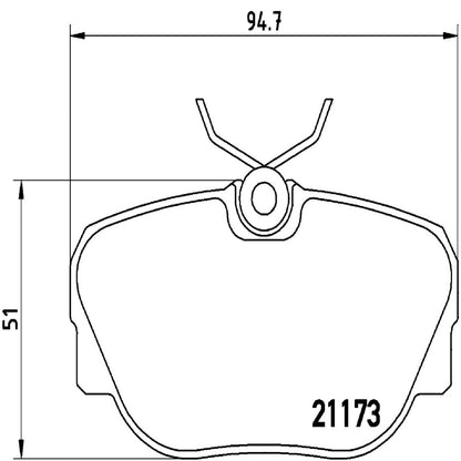 Brembo Disc Brake Pad Set P06010