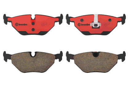 Brembo OE Brembo 1999 BMW 318ti/97-02 Z3/99-09 Saab 9-5 Rear Premium NAO Ceramic OE Equivalent Pad P06013N