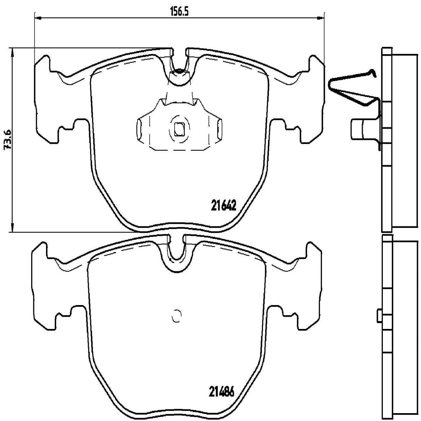 Brembo Disc Brake Pad Set P06021