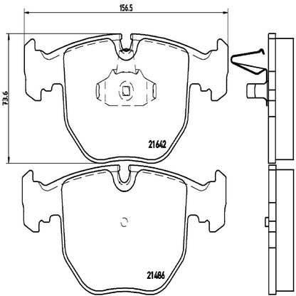Brembo Disc Brake Pad Set P06021