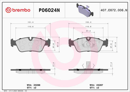 Brembo Disc Brake Pad