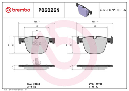 Brembo Disc Brake Pad