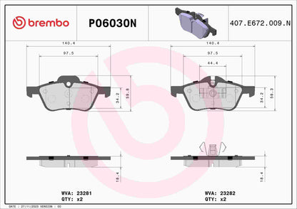 Brembo Disc Brake Pad