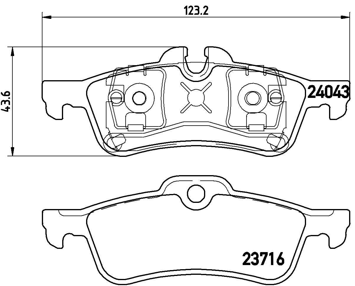 Brembo Disc Brake Pad Set P06032
