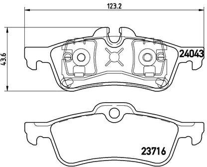 Brembo Disc Brake Pad Set P06032