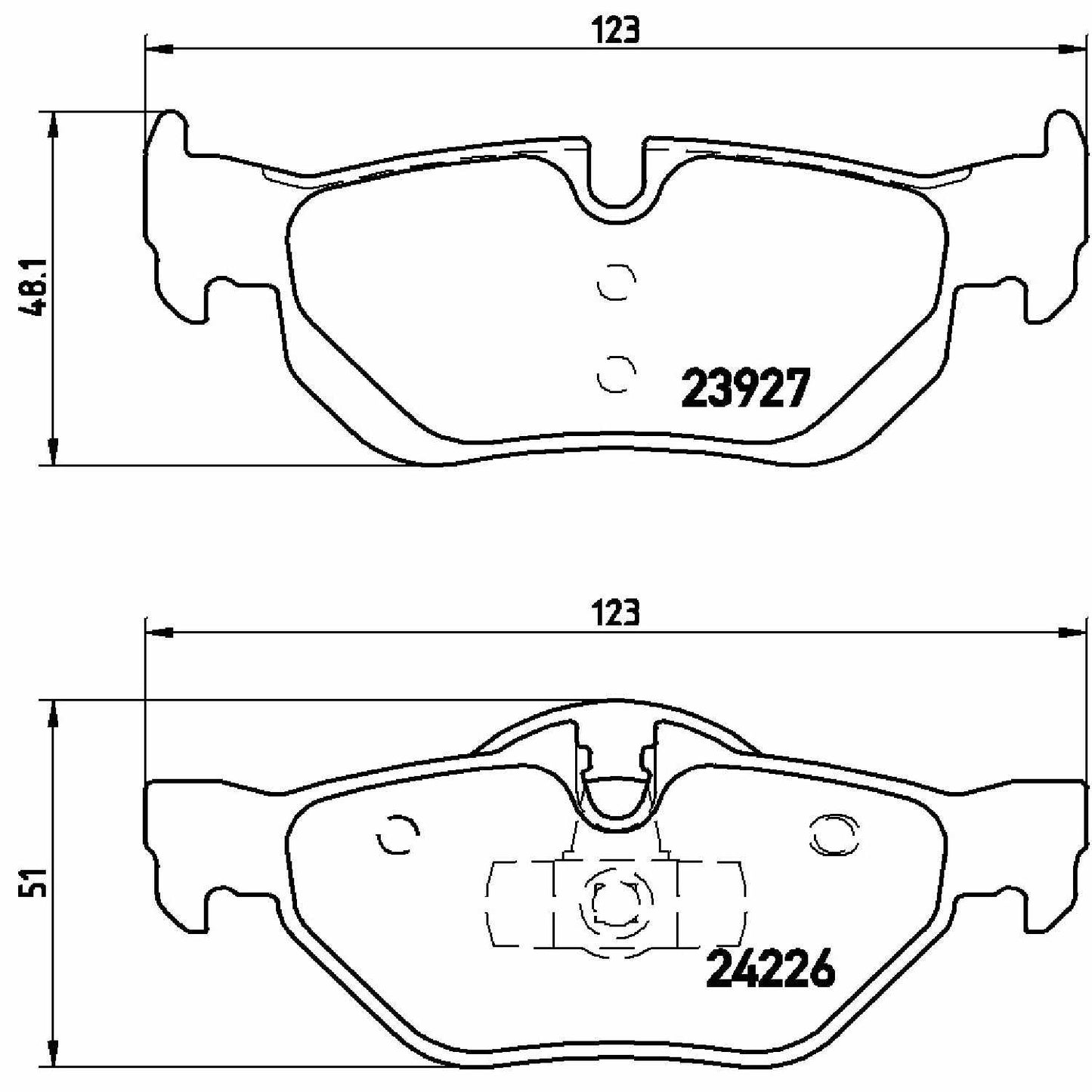 Brembo Disc Brake Pad Set P06038