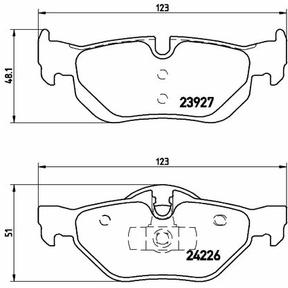 Brembo Disc Brake Pad Set P06038