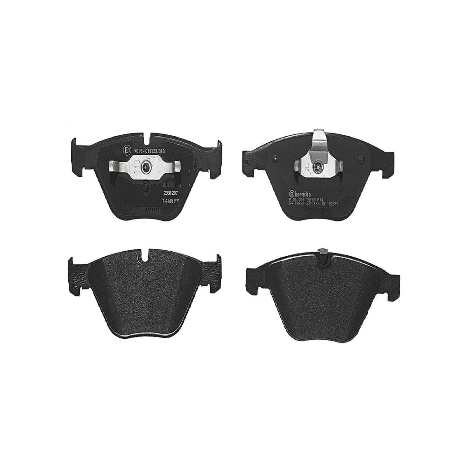 Brembo OE Brembo 2011 BMW 1 Series M/08-13 M3 Front Premium Low-Met OE Equivalent Pad P06046