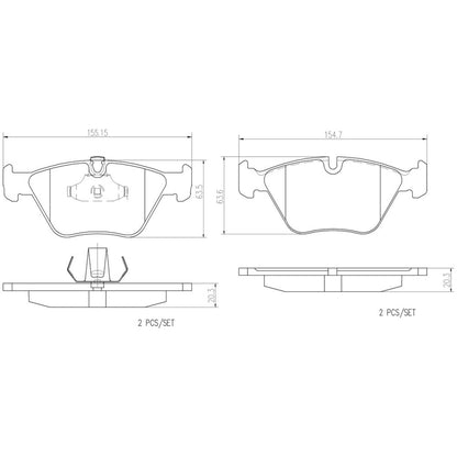 Brembo Disc Brake Pad Set P06065N