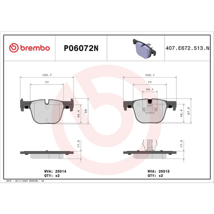 Brembo Disc Brake Pad