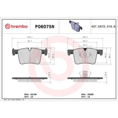 Brembo Disc Brake Pad