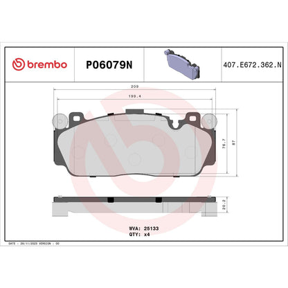 Brembo Disc Brake Pad