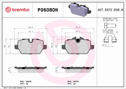Brembo Disc Brake Pad
