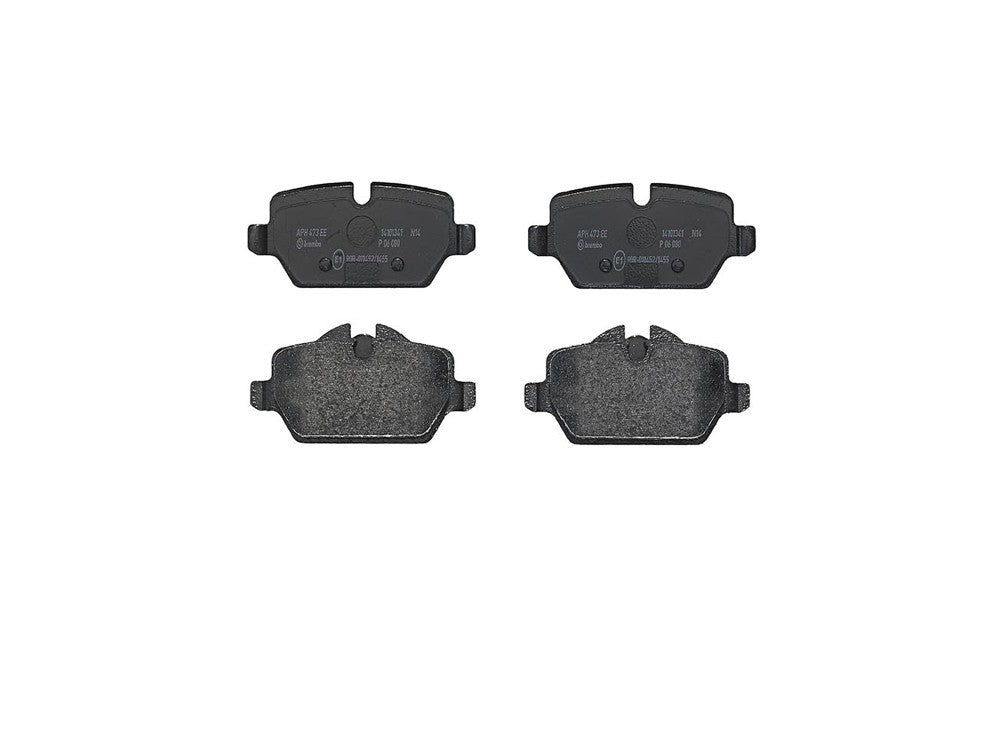 Brembo OE Brembo 11-16 Mini Cooper Countryman/13-16 Cooper Paceman Rear Premium Low-Met OE Equivalent Pad P06080