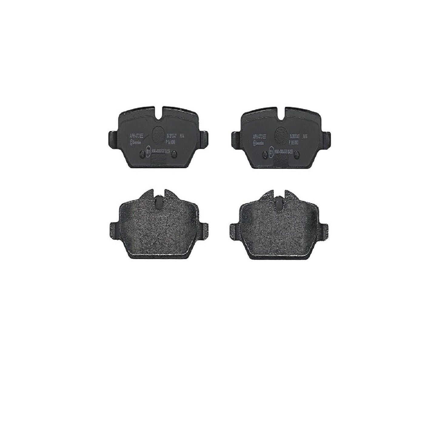 Brembo OE Brembo 11-16 Mini Cooper Countryman/13-16 Cooper Paceman Rear Premium Low-Met OE Equivalent Pad P06080