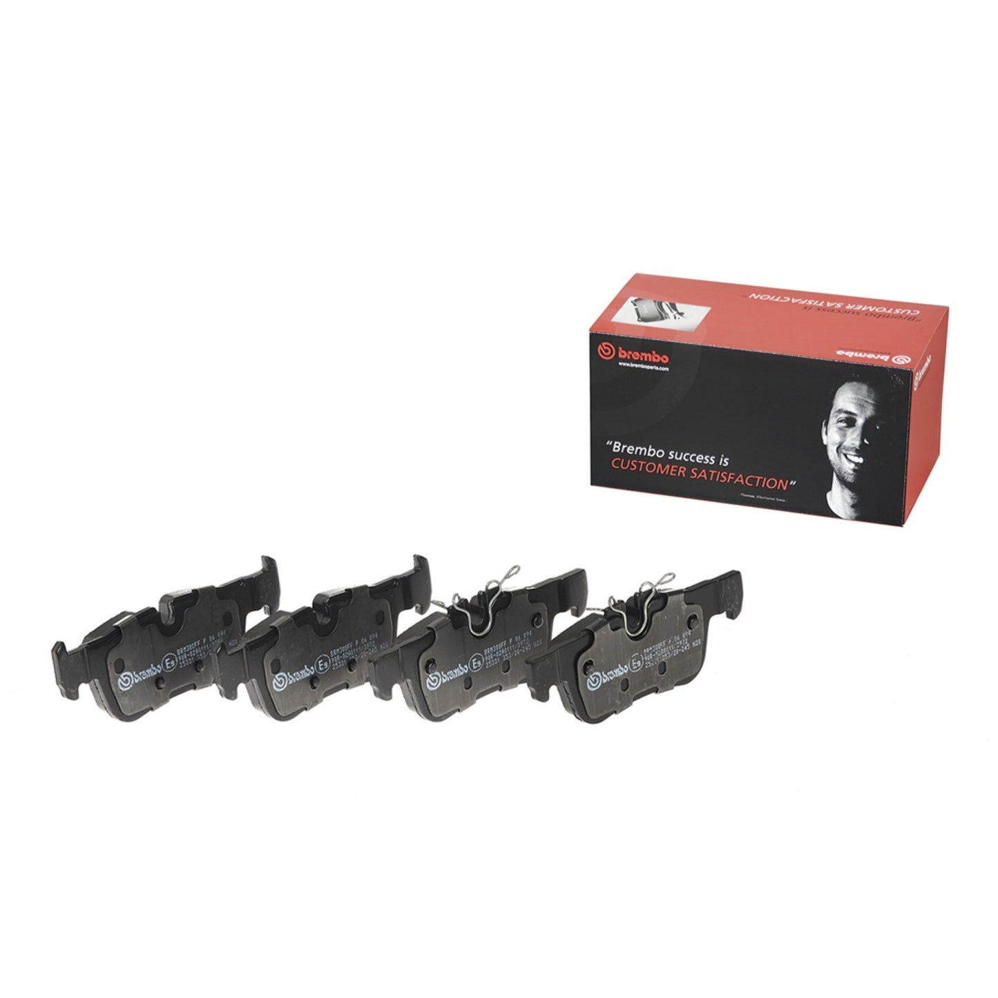 Brembo OE Brembo 14-20 BMW i3/18-20 i3s/17-20 Cooper Countryman Rear Premium Low-Met OE Equivalent Pad P06094