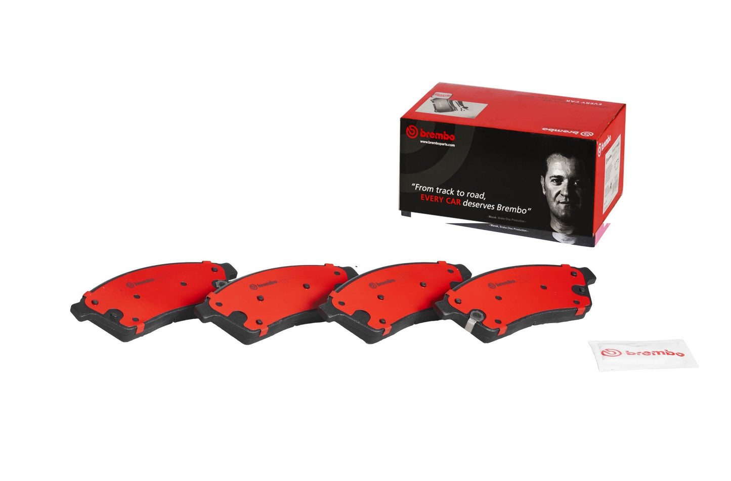 Brembo OE Brembo 10-16 Cadillac SRX Front Prem. NAO Ceramic OE Equivalent Pad P09009N