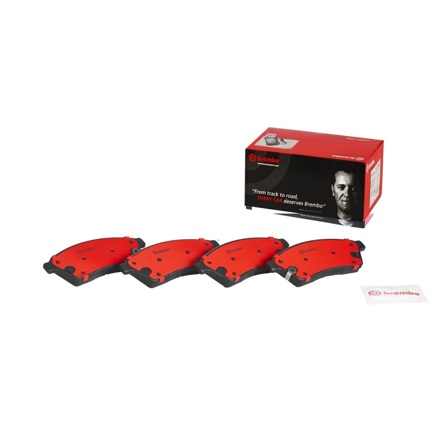 Brembo OE Brembo 10-16 Cadillac SRX Front Prem. NAO Ceramic OE Equivalent Pad P09009N